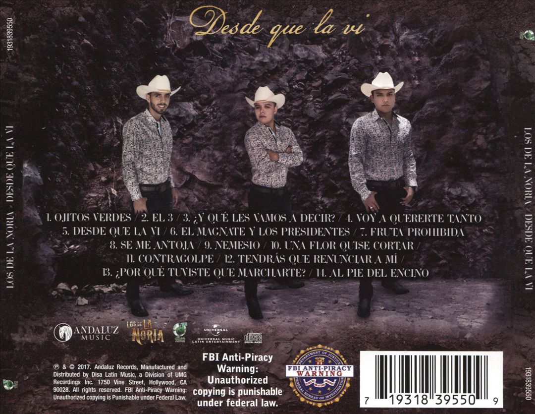 Desde Que La Vi cover art