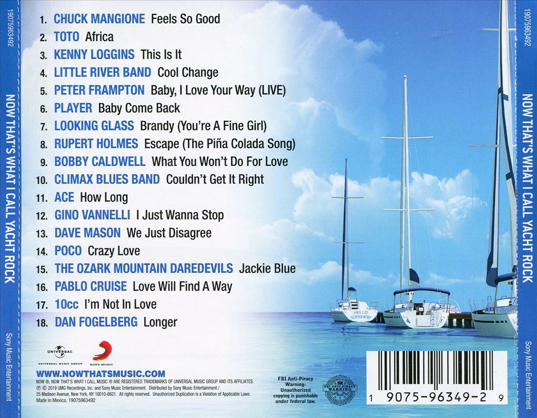 Now! That's What I Call Yacht Rock cover art