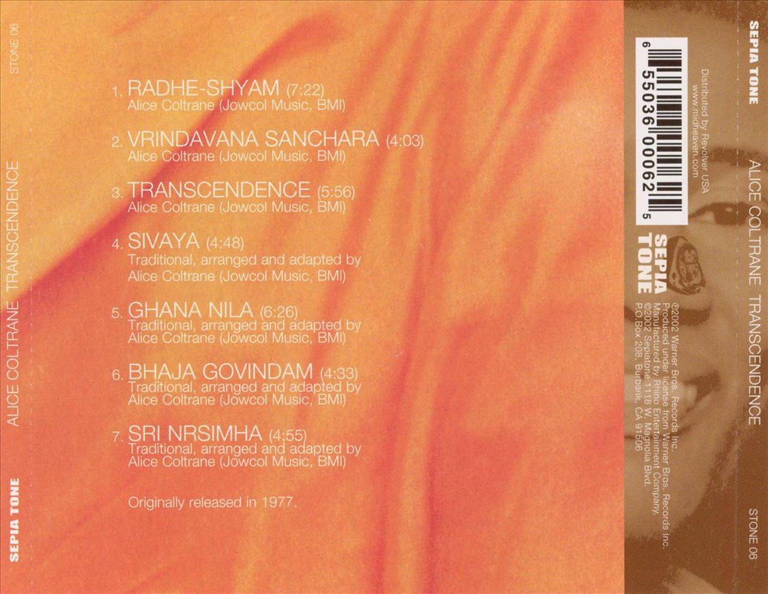 Transcendence cover art