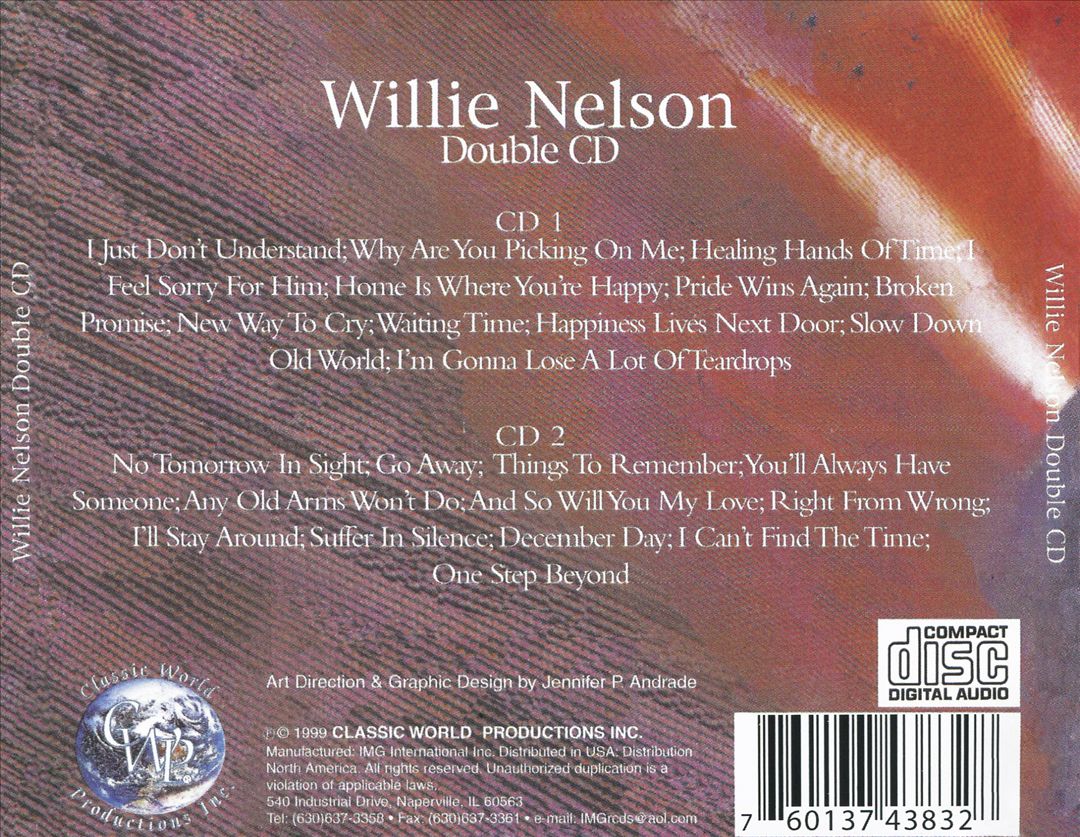 Double CD cover art