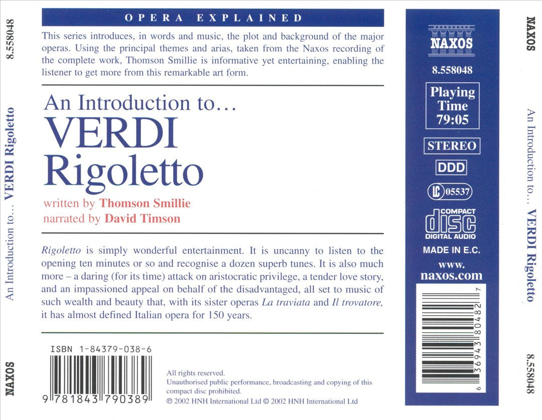 Introduction to Verdi's "Rigoletto" cover art