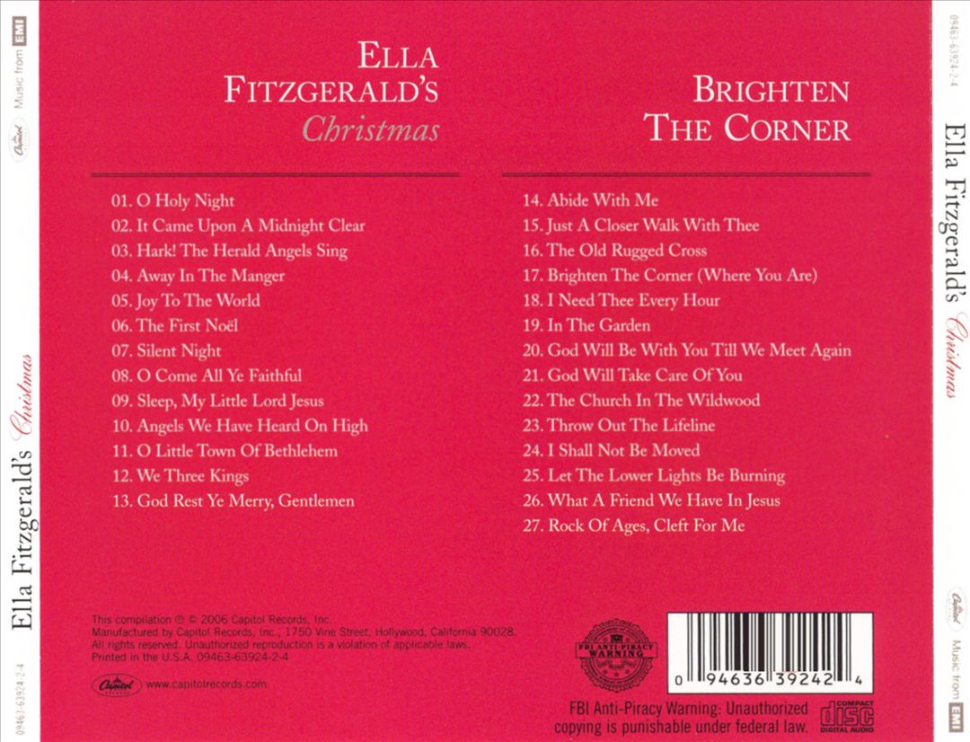 Ella Fitzgerald's Christmas [2006] cover art