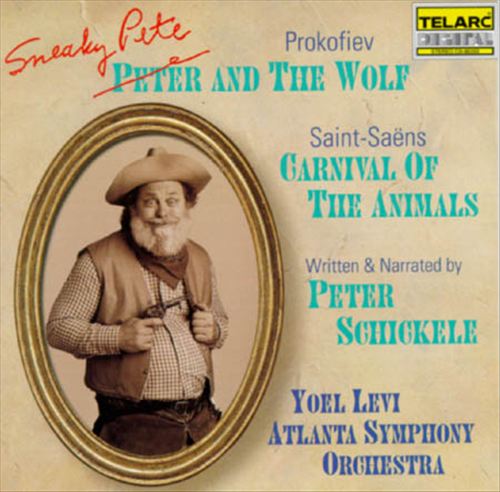 Prokofiev: Sneaky Pete and The Wolf; Saint-Saëns: Carnival of The Animals cover art