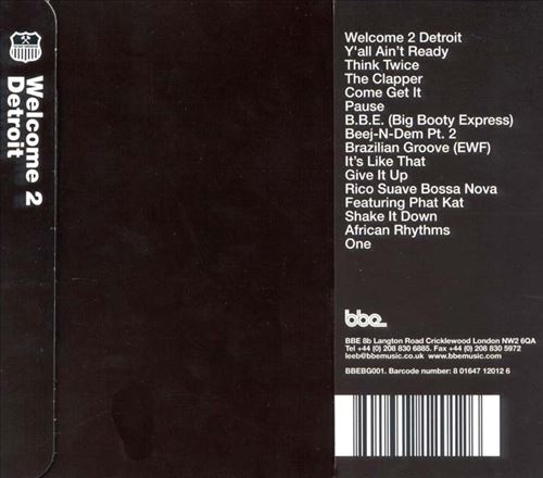 Welcome 2 Detroit cover art