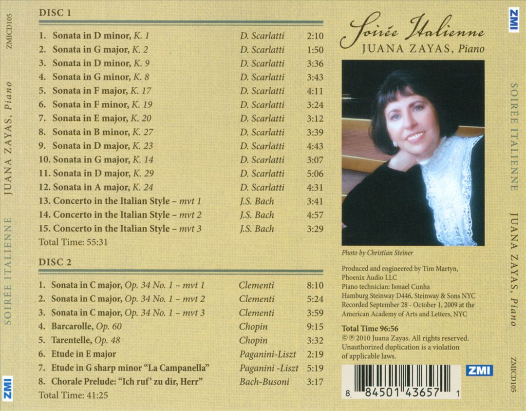 Soirée Italienne cover art