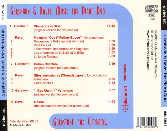 Gershwin: Rhapsody in Blue; Ravel: Boléro cover art