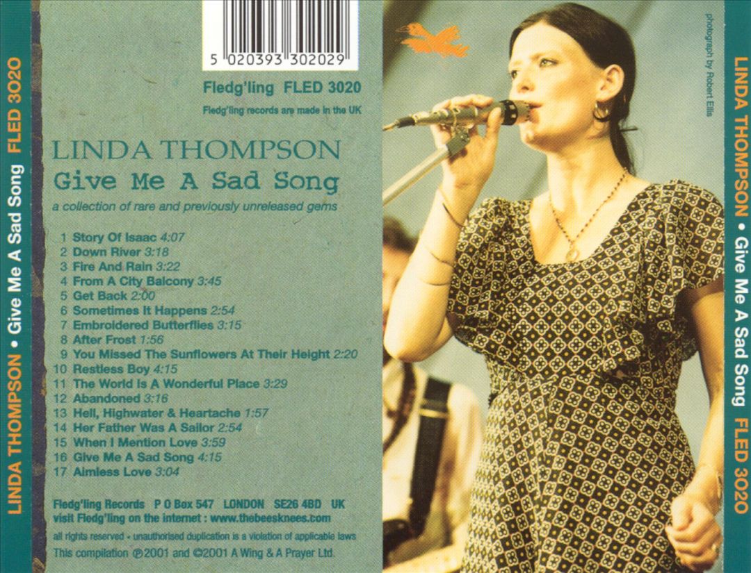 Give Me a Sad Song cover art