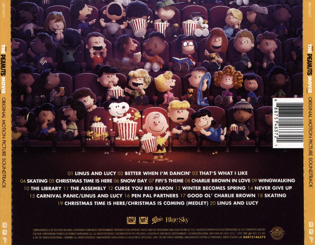 Peanuts Movie [Original Motion Picture Soundtrack] cover art