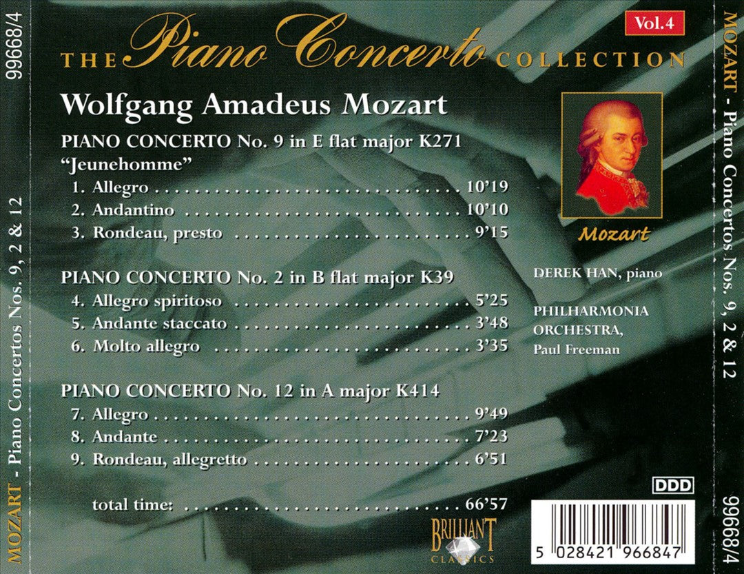 Mozart: Piano Concertos Nos. 9, 2, 12 cover art