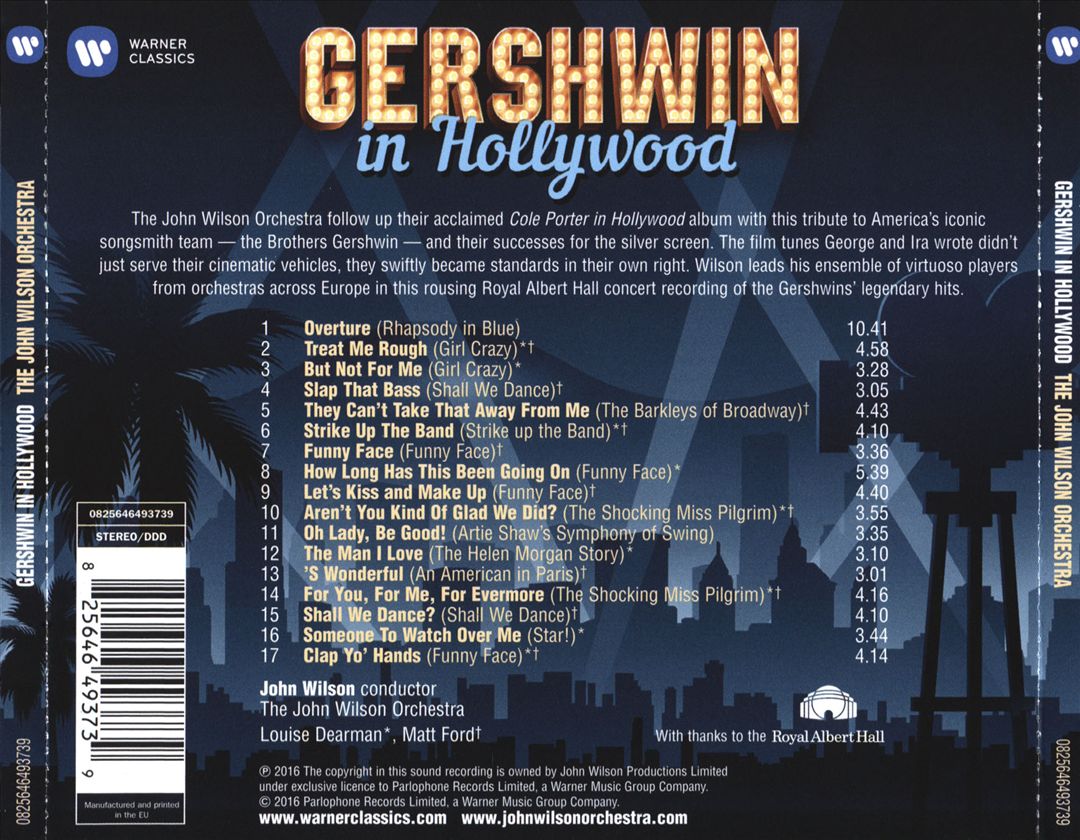Gershwin in Hollywood: Live at the Royal Albert Hall cover art