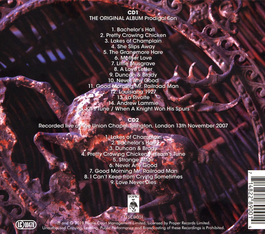Prodigal Son cover art