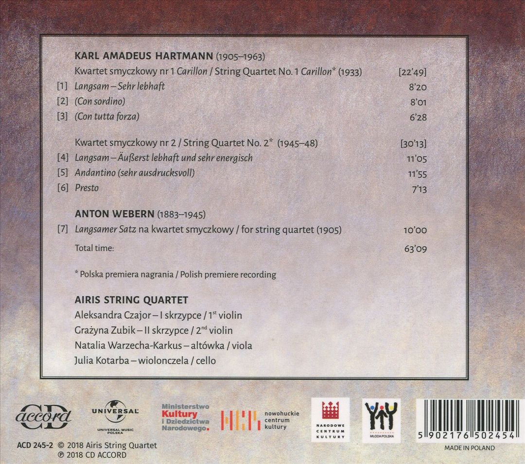 Hartmann cover art