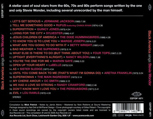 Black America Sings Stevie Wonder cover art