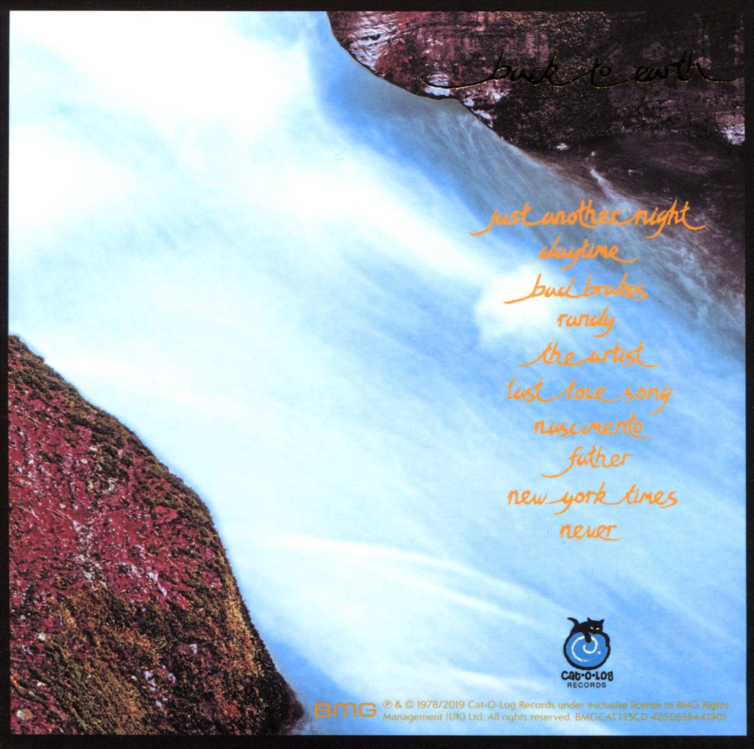 Back To Earth cover art