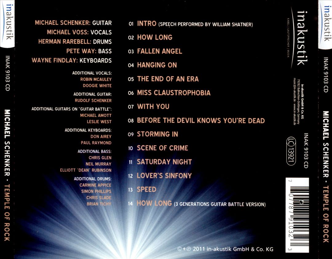 Temple of Rock cover art