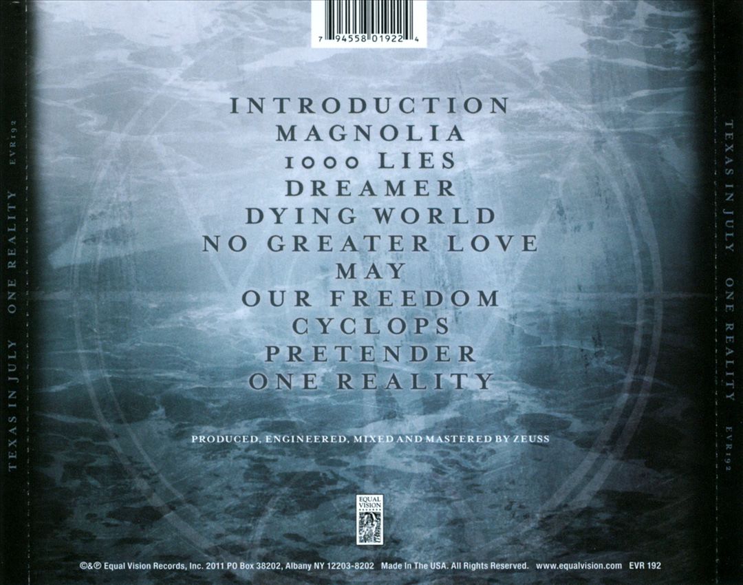One Reality cover art