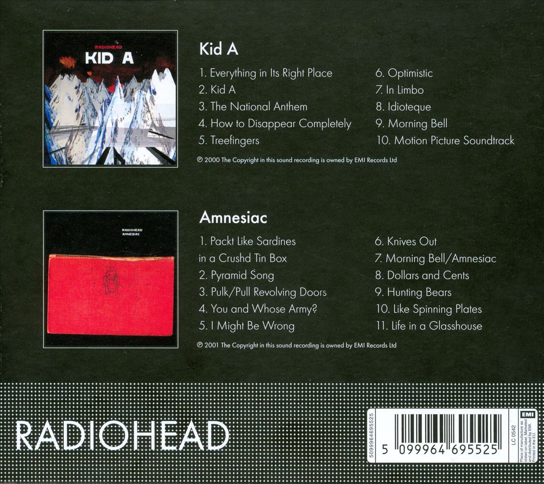 Kid A/Amnesiac cover art
