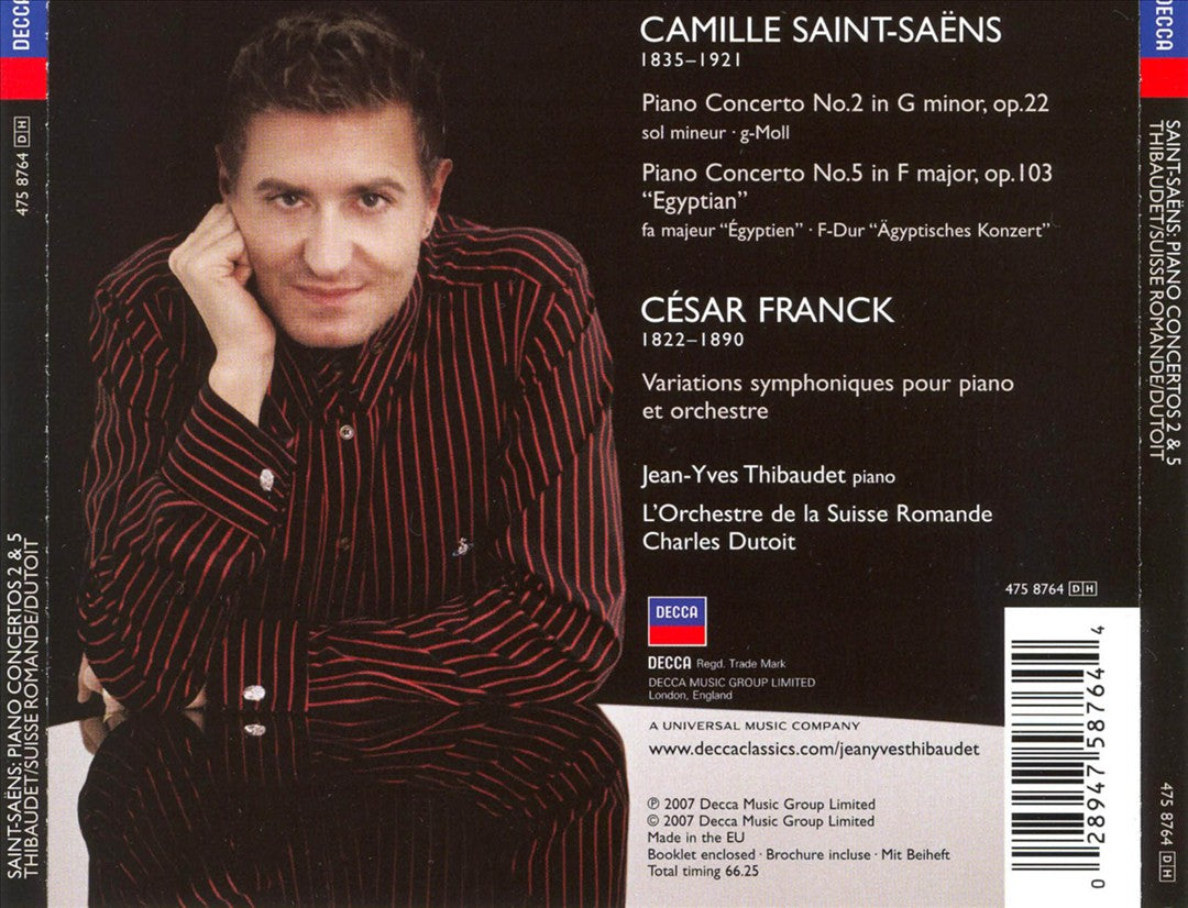 Saint-Saëns: Piano Concertos Nos. 2 & 5 cover art