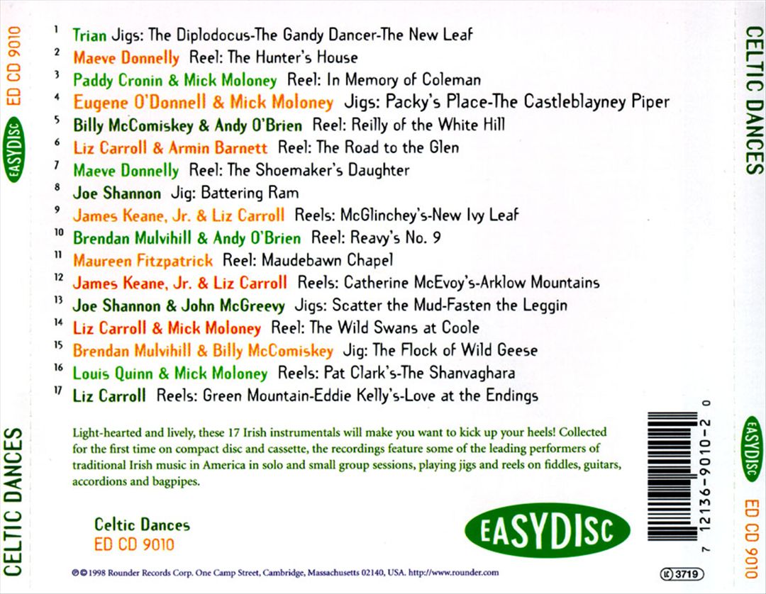 Celtic Dances: Jigs & Reels from Ireland cover art
