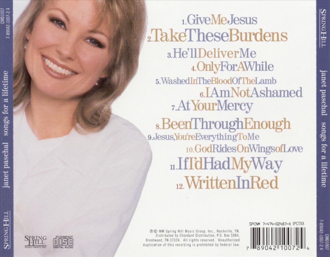 Songs for a Lifetime cover art