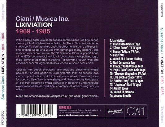 Lixiviation 1969-1985 cover art