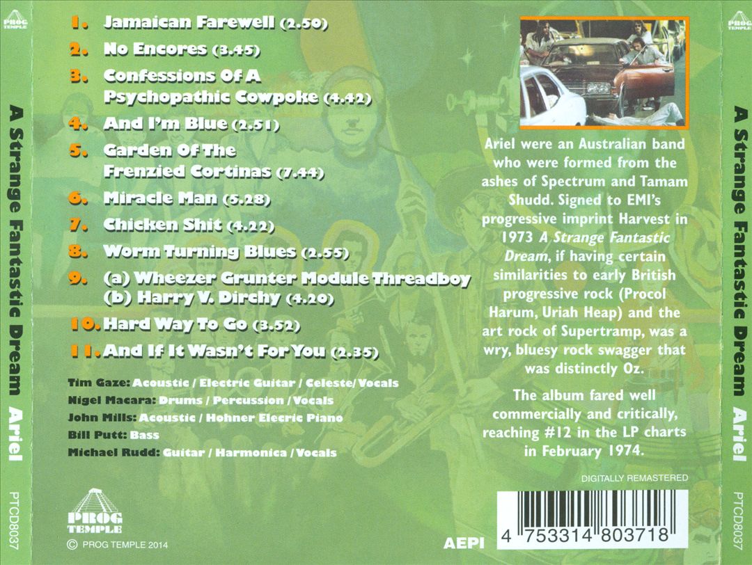 Strange Fantastic Dream cover art