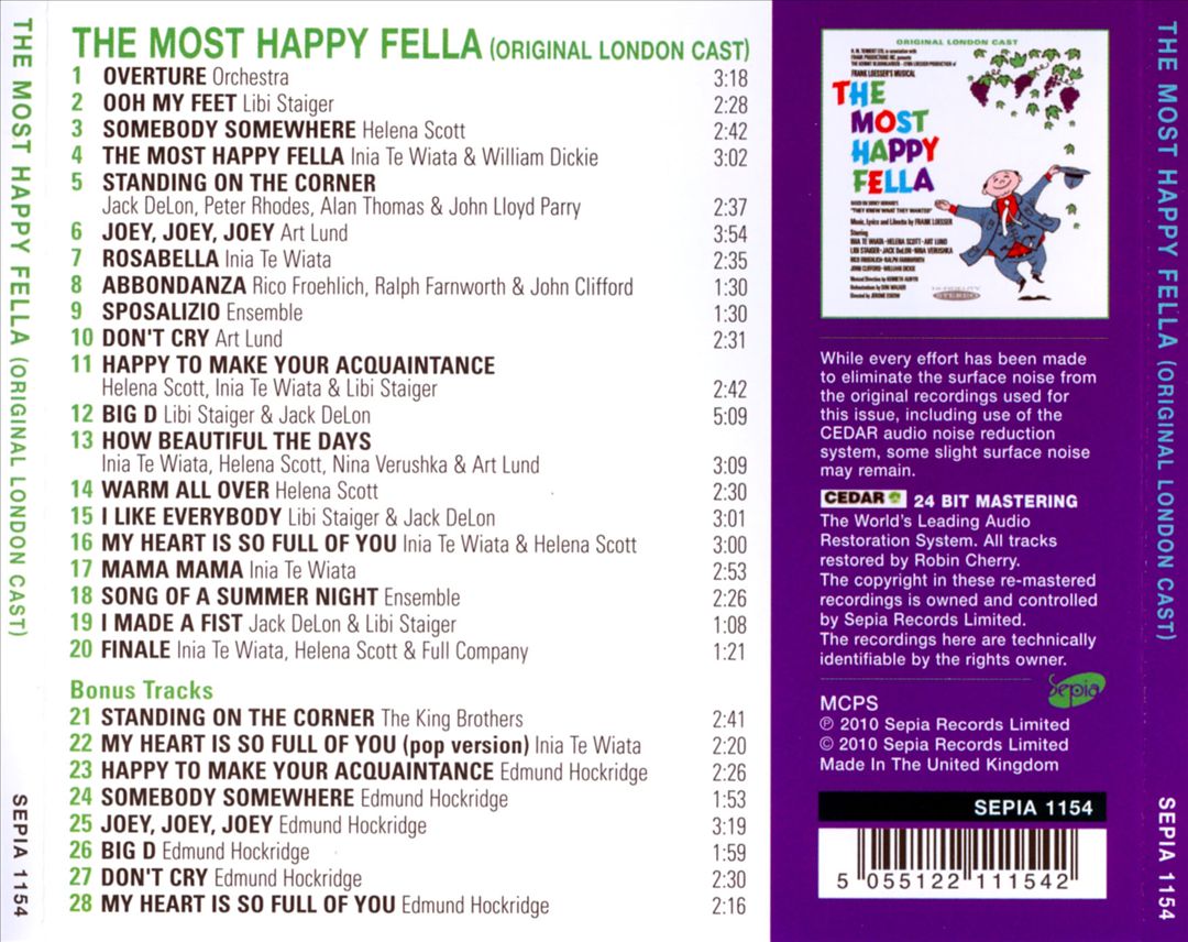 Most Happy Fella cover art