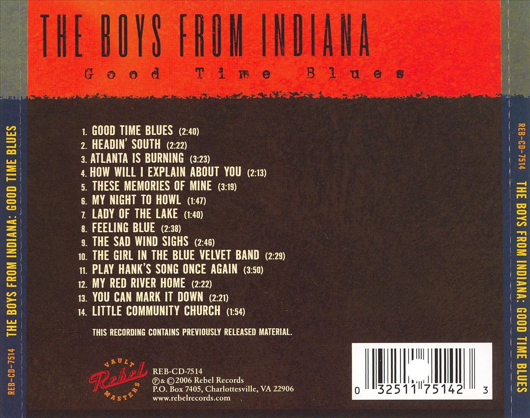 Good Time Blues cover art