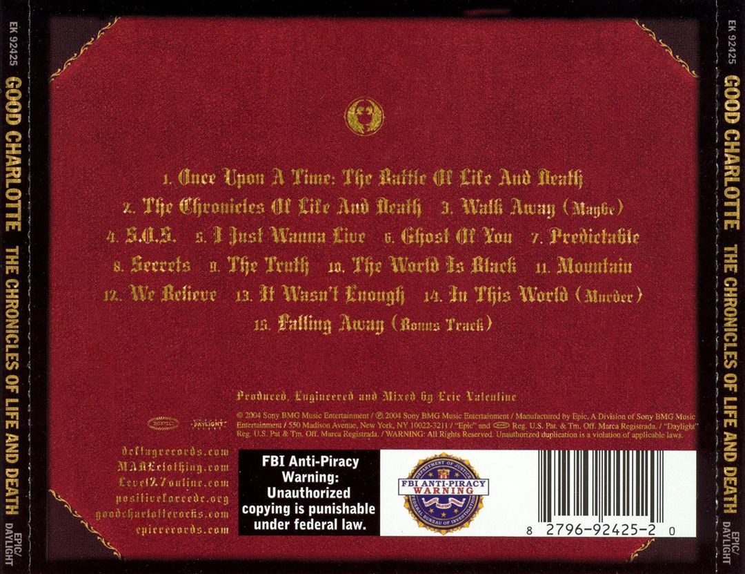 Chronicles of Life and Death cover art