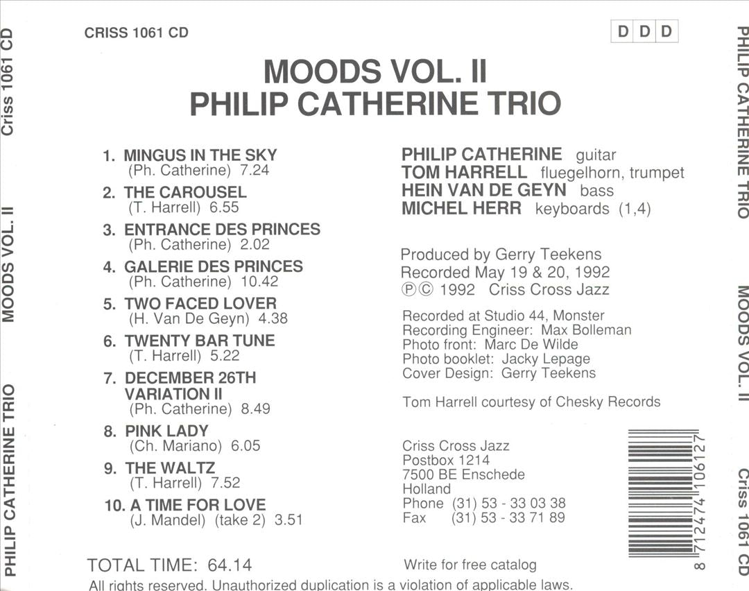 Moods, Vol. 2 cover art