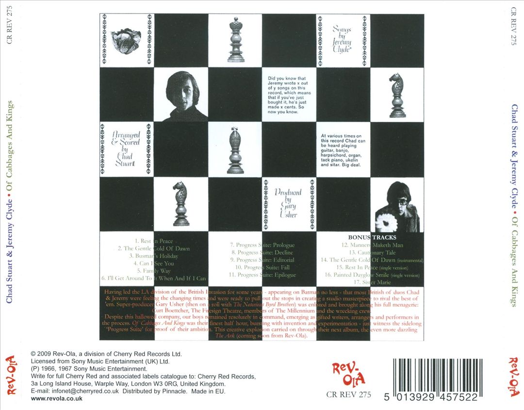 Of Cabbages and Kings cover art
