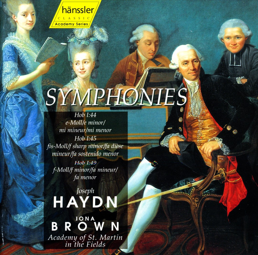 Haydn: Symphonies, Hob. 1:44, 1:45, 1:49 cover art