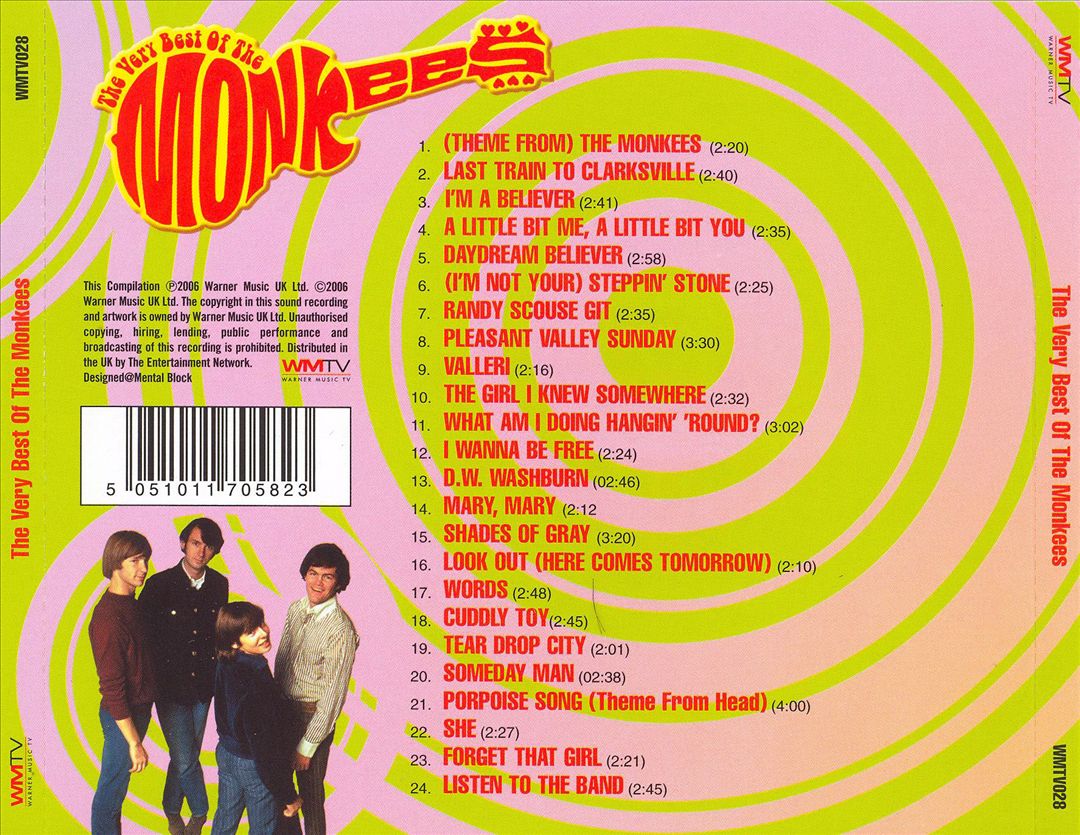 Very Best of the Monkees [WEA] cover art