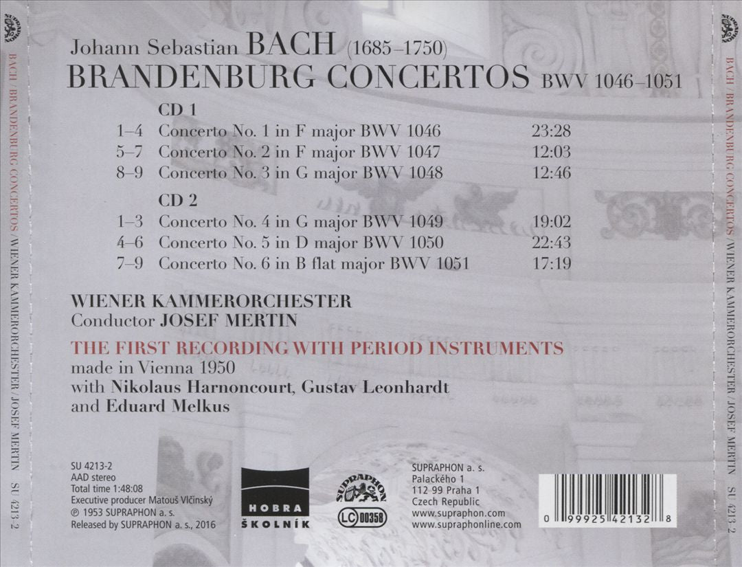 Bach: Brandenburg Concertos cover art