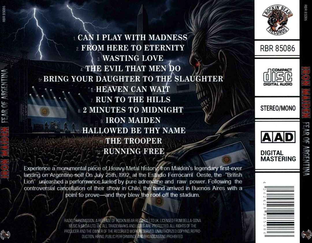 Fear of Argentina cover art