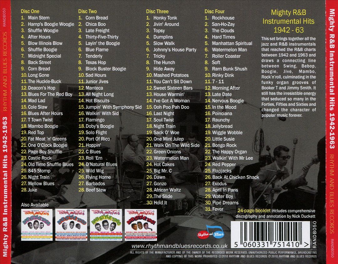 Mighty R&B Instrumental Hits: 1942-1963 cover art