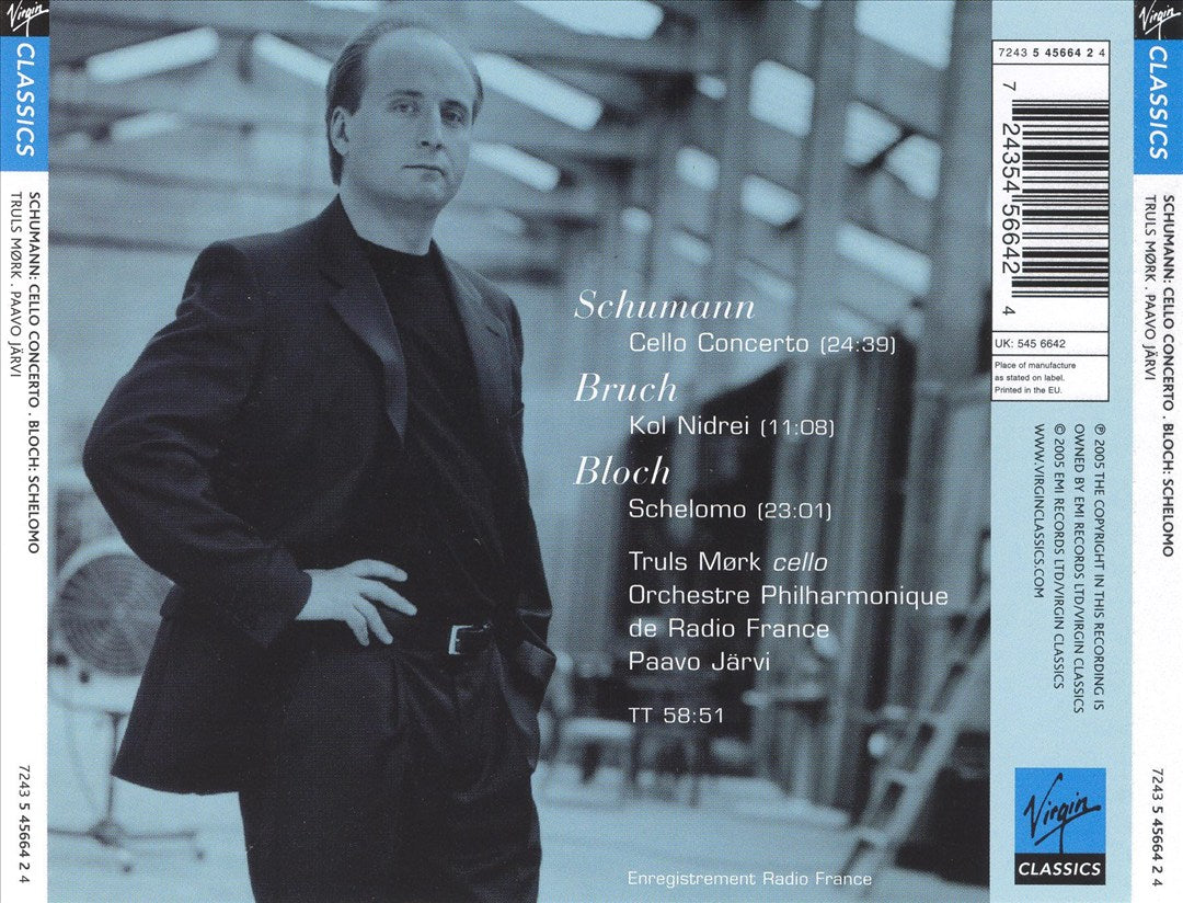 Schumann: Cello Concerto; Bloch: Schelomo; Bruch: Kol Nidrei cover art
