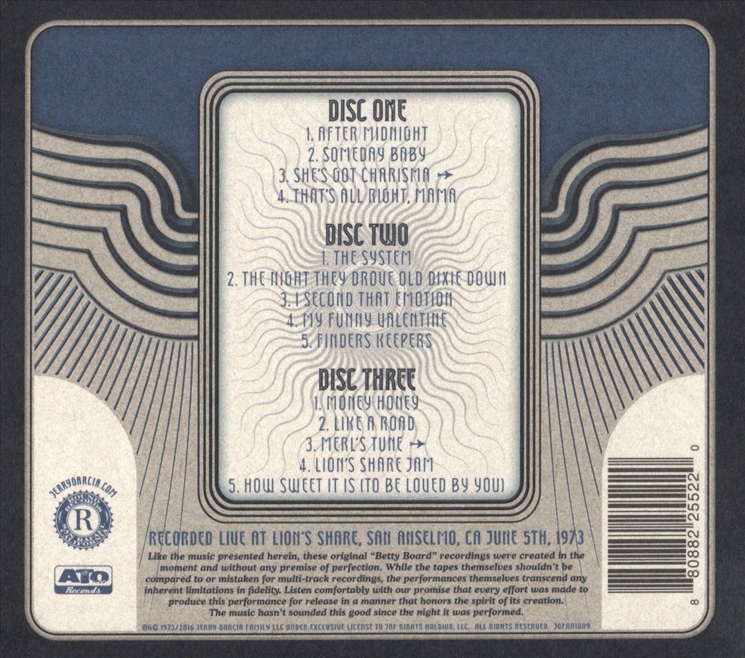 Garcialive, Vol. 6: July 5, 1973 - Lion’s Share cover art