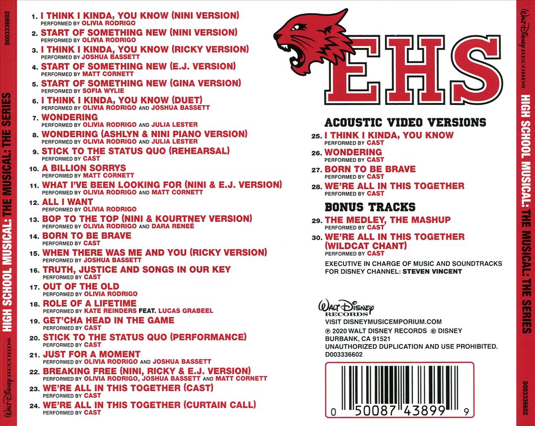 High School Musical: The Musical – The Series [Original TV Soundtrack] cover art