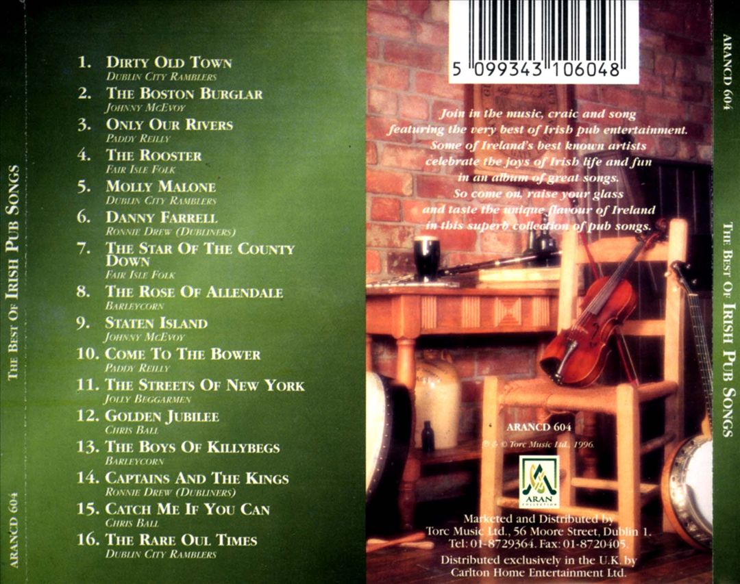 Best of Irish Pub Songs [Aran] cover art