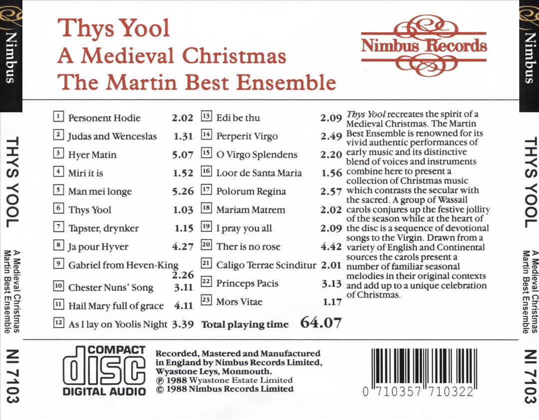 Thys Yool: A Medieval Christmas cover art