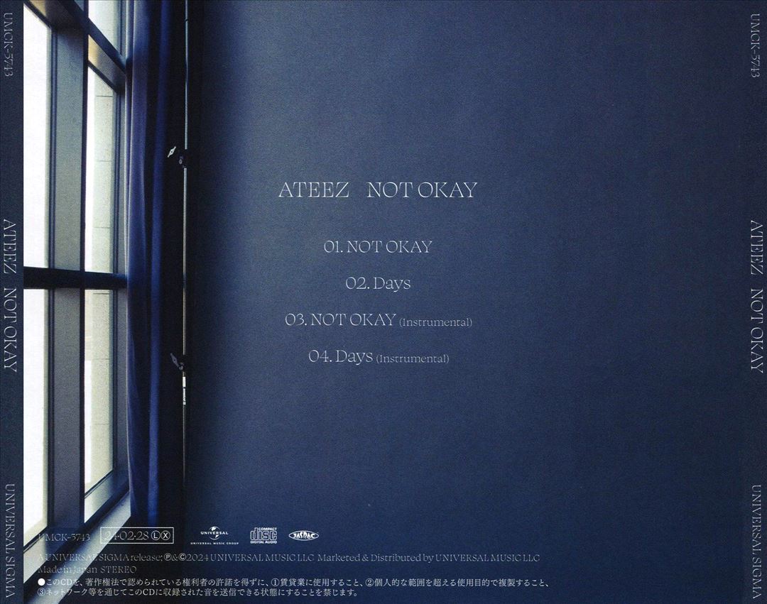 NOT OKAY [Standard Edition CD] cover art