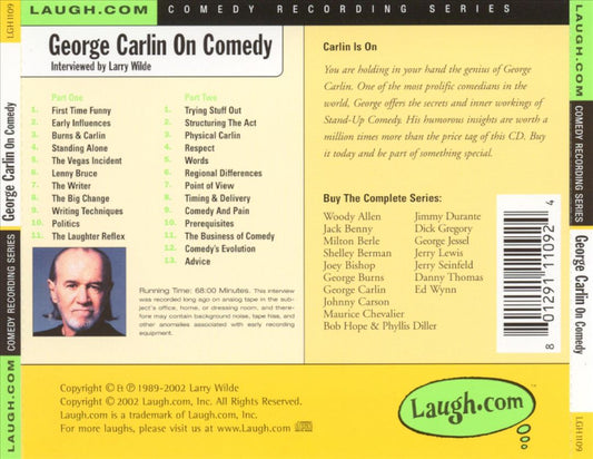 George Carlin on Comedy cover art