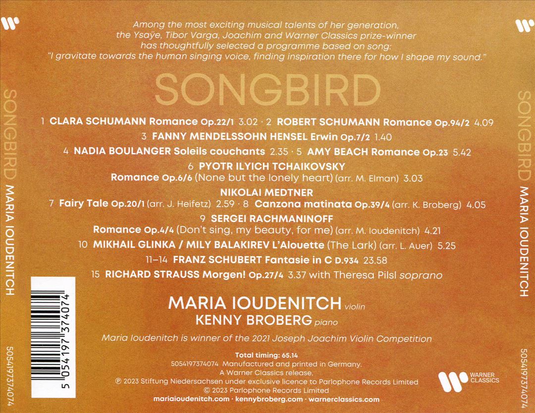 Songbird cover art