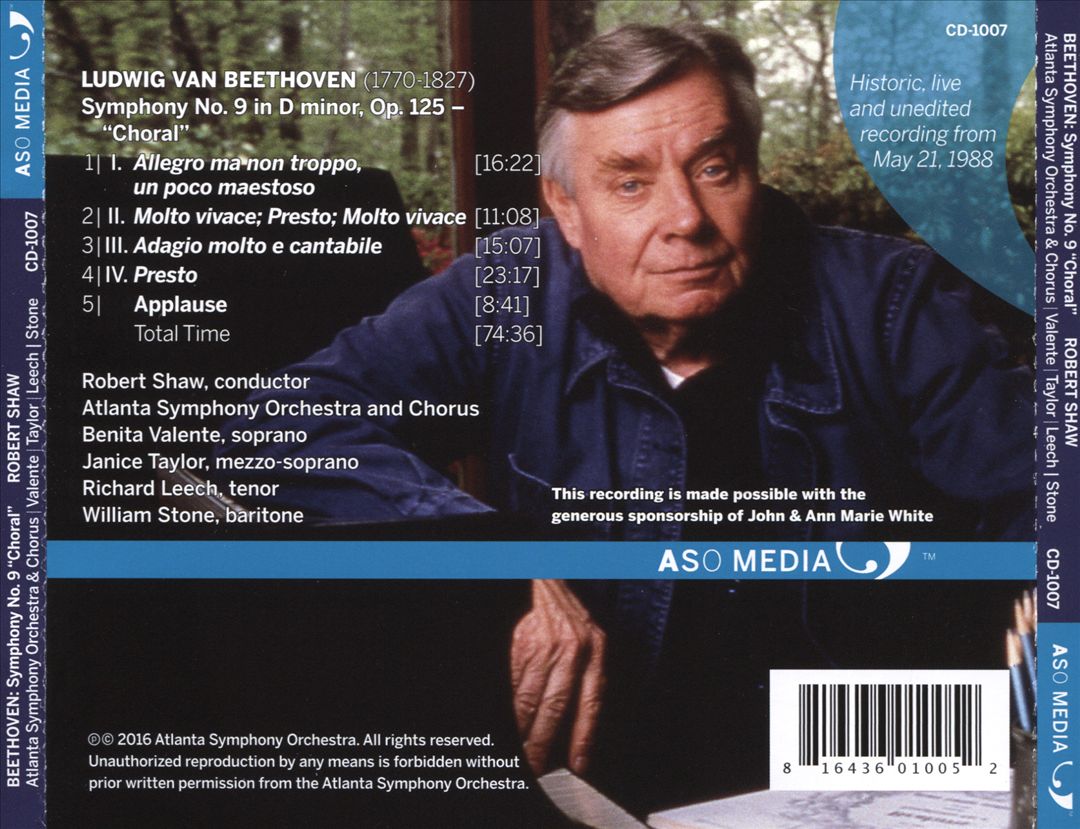 Beethoven: Symphony No. 9 [1988 Live Broadcast] cover art