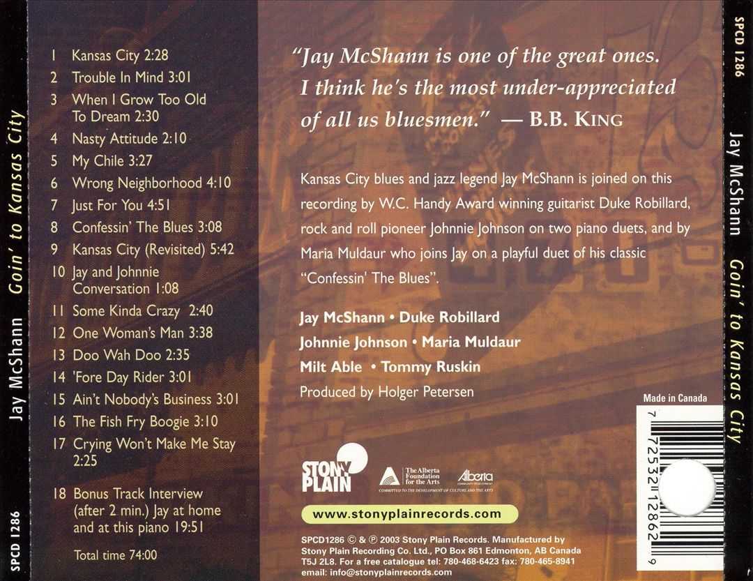 Goin' to Kansas City [2003] cover art