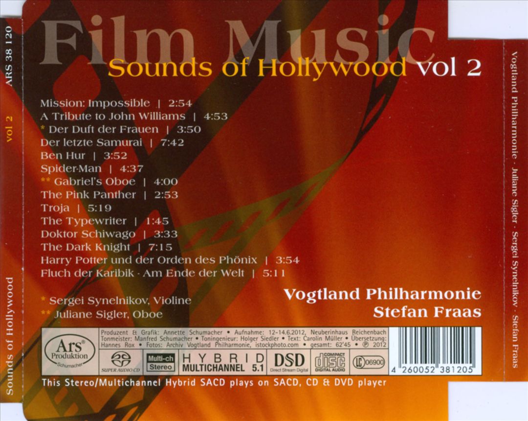 Film Music: Sounds of Hollywood, Vol. 2 cover art