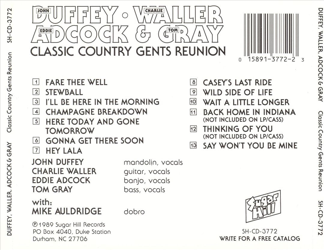 Classic Country Gents Reunion cover art