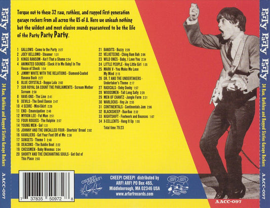 Party Party Party: 34 Raw, Ruthless And Rugged Sixties Garage Rockers cover art