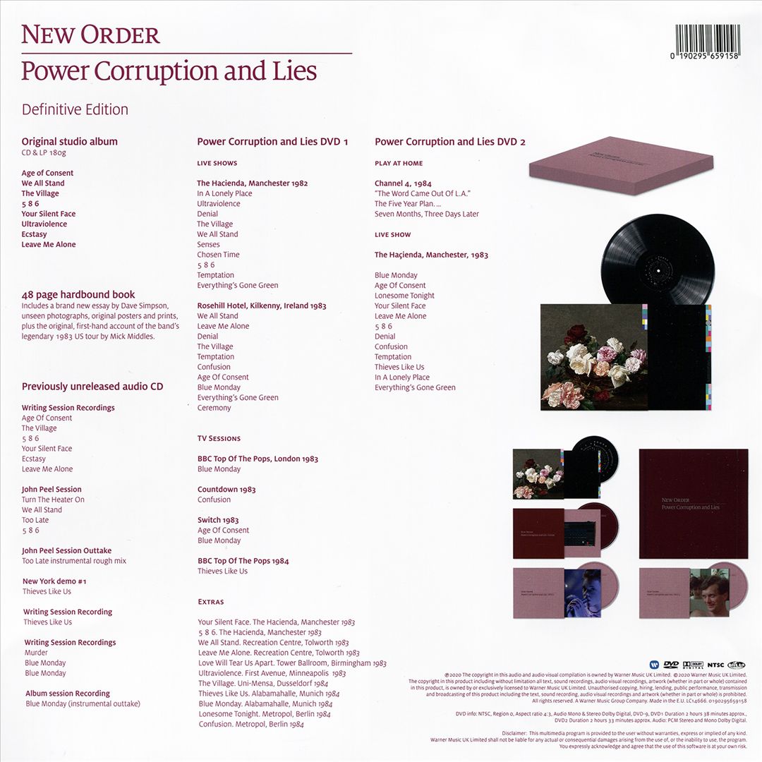 Power, Corruption & Lies [Definitive] cover art